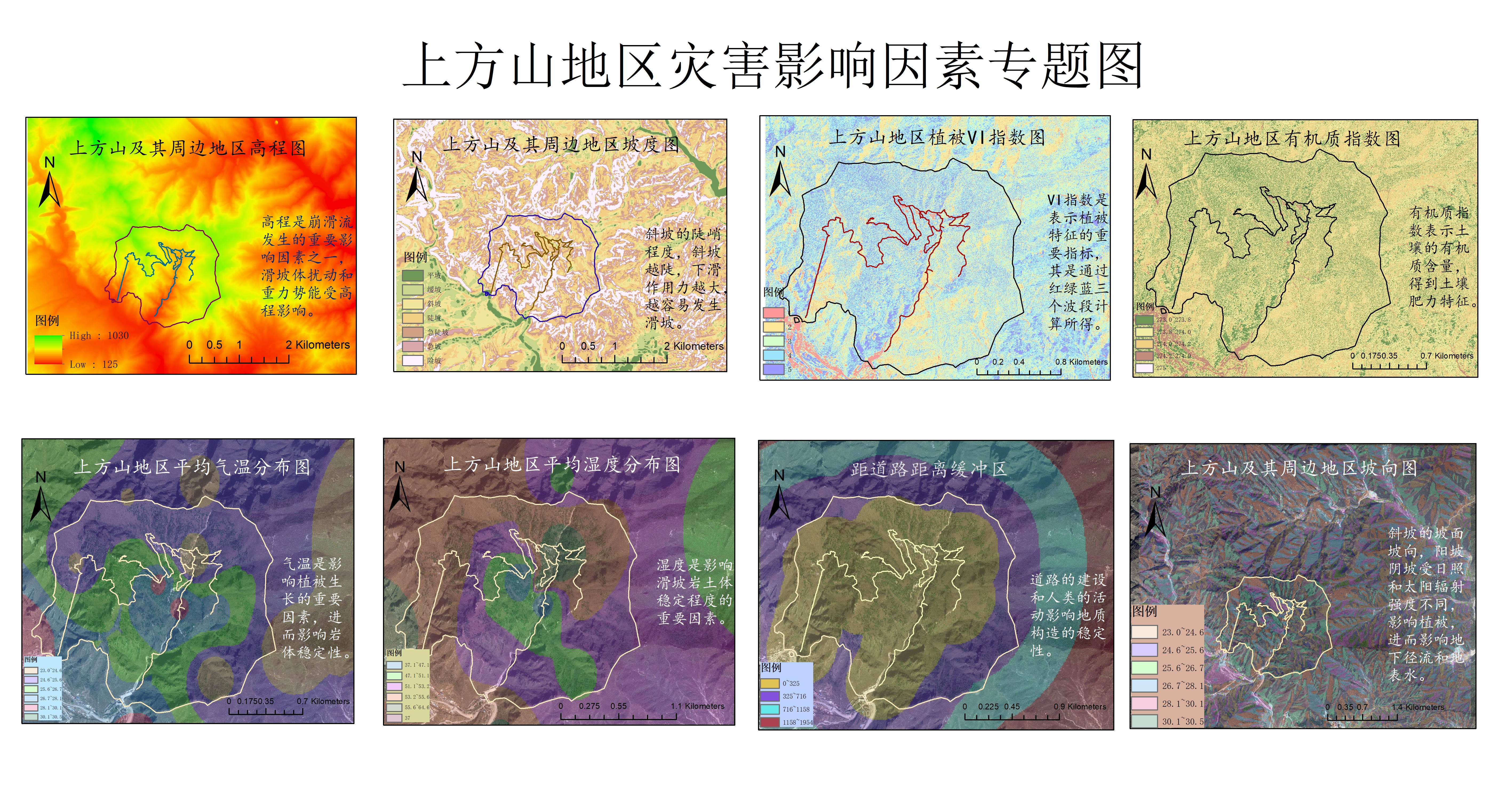 影响因子专题图